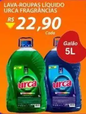 Assaí Atacadista Lava roupas Liquido Urca Fragrancias 5L oferta