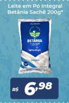 Atakarejo Leite em pó integral betânia oferta