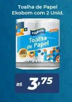 Atakarejo Toalha de papel ekobom oferta