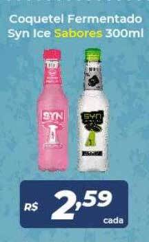 Atakarejo Coquetel fermentado syn ice sabores oferta