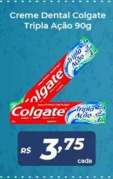 Atakarejo Creme dental colgate tripla ação oferta