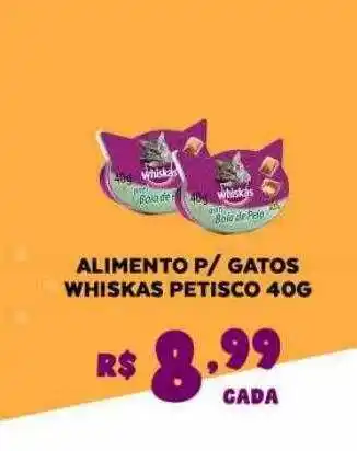 Bahamas Mix Alimento p gatos whiskas petisco oferta
