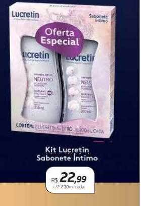 Drogal Kit lucretin sabonete íntimo oferta