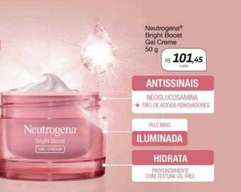 Neutrogena bright boost gel creme