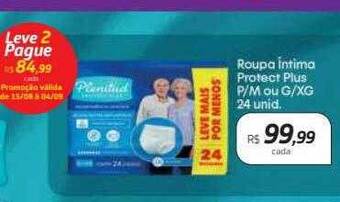 Roupa íntima protect plus