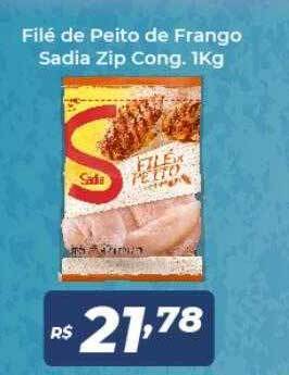 Atakarejo Filé de peito de frango sadia zip cong. oferta