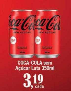 Supermercados Unidos Coca-cola sem açúcar oferta