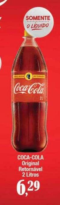 Supermercados Unidos Coca-cola original retornável oferta
