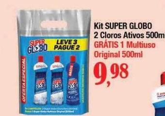 Supermercados Unidos Kit super globo 2 cloros ativos oferta