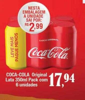 Supermercados Unidos Coca-cola original oferta