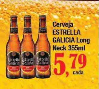 Supermercados Unidos Cerveja estrella galicia long neck oferta