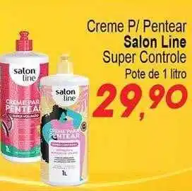 Villefort Atacadista Creme p pentear salon line super controle oferta