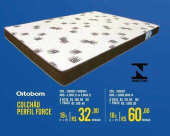 Ortobom colchão perfil force