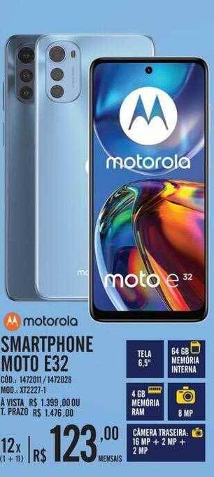 Zema Motorola smartphone moto e32 oferta
