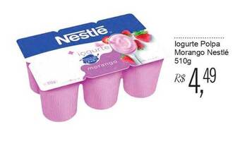 Festval Iogurte polpa morango nestlé oferta