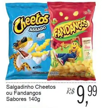 Salgadinho cheetos ou fandangos sabores