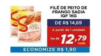 Bahamas Mix Filé De Peito De Frango Sadia Iqf 1kg oferta
