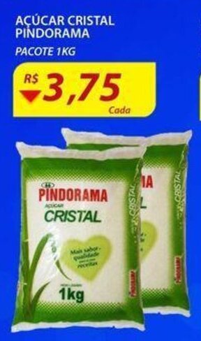 Acucar Cristal Pindorama 1kg