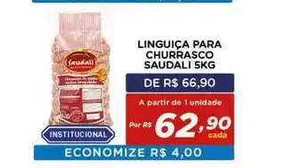 Bahamas Mix Linguiça Para Churrasco Saudali 5kg oferta