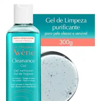 Cleanance gel, gel de limpeza profunda, avène - 300g