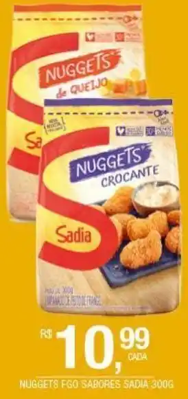 DB Supermercados Nuggets de frango sadia 300g oferta