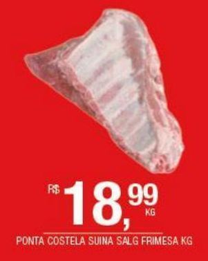 DB Supermercados Ponta costela suina frimesa kg oferta