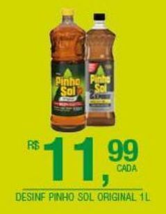 DB Supermercados Desinfetante pinho sol 1l oferta