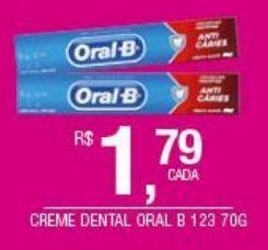 DB Supermercados Creme dental oral-b 123 70g oferta