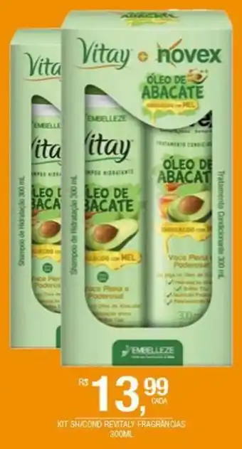 DB Supermercados Kit shampoo/condicionador revitaly 300ml oferta
