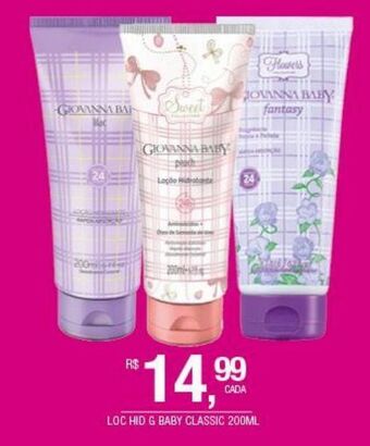 DB Supermercados Loção hidratante giovanna baby 200ml oferta