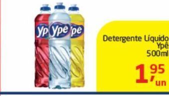 Tenda Atacado Detergente líquido ypê 500ml oferta
