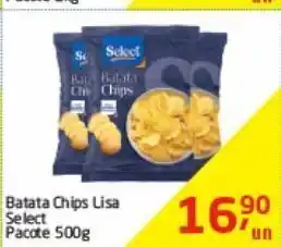 Batata chips select 500g