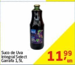 Tenda Atacado Suco de uva integral select 1.5l oferta
