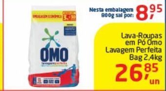 Tenda Atacado Lava roupas em pó omo 2.4kg oferta
