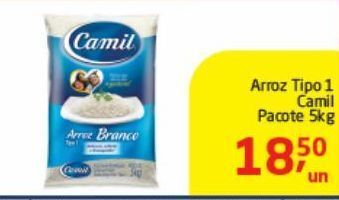Tenda Atacado Arroz camil 5kg oferta