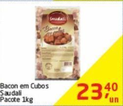 Bacon em cubos saudali kg
