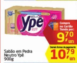 Tenda Atacado Sabão em pedra neutro ypê 900g oferta