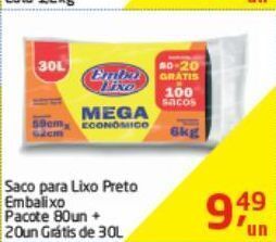 Tenda Atacado Saco para lixo embalixo oferta