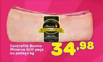 Contrafilé bovino minerva grill peça ou pedaço kg