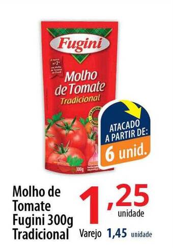 Akki Atacadista Molho de tomate fugini tradicional oferta