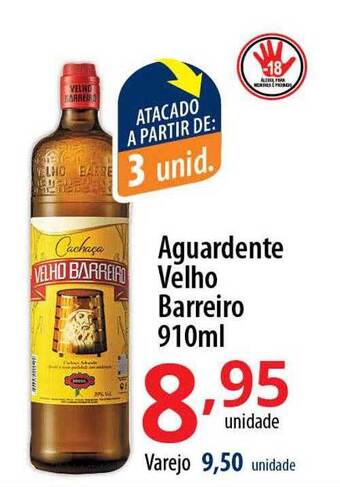 Akki Atacadista Aguardente velho barreiro oferta