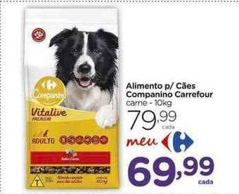 Carrefour Market Alimento p- cães companino carrefour carne oferta