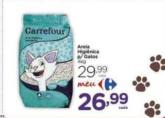 Carrefour Market Areia higiênica p- gatos oferta
