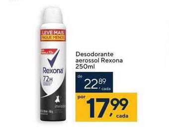 Desodorante aerossol rexona