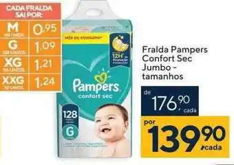 Coop Fralda pampers confort sec jumbo - tamanhos oferta