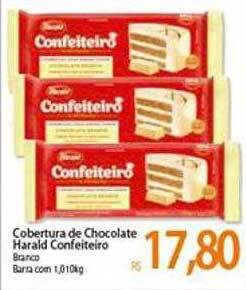 Cobertura de chocolate harald confeiteiro