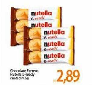 Atacadão Chocolate ferrero nutella b-ready oferta