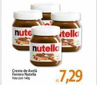 Atacadão Creme de avelã ferrero nutella oferta