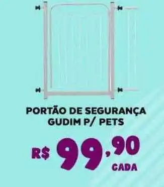 Portão de segurança gudim p pets
