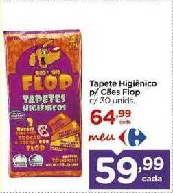 Carrefour Tapete higiênico p cães flop oferta